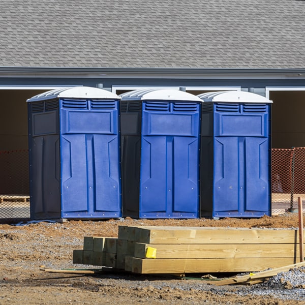 how do i determine the correct number of portable toilets necessary for my event in Bedford